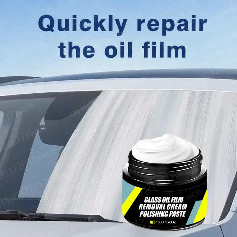 Car Glass Oil Film Removal Paste Waterproof Rain Coating for Cars Hydrophobic Glass Rain Windscreen Mirror for Car