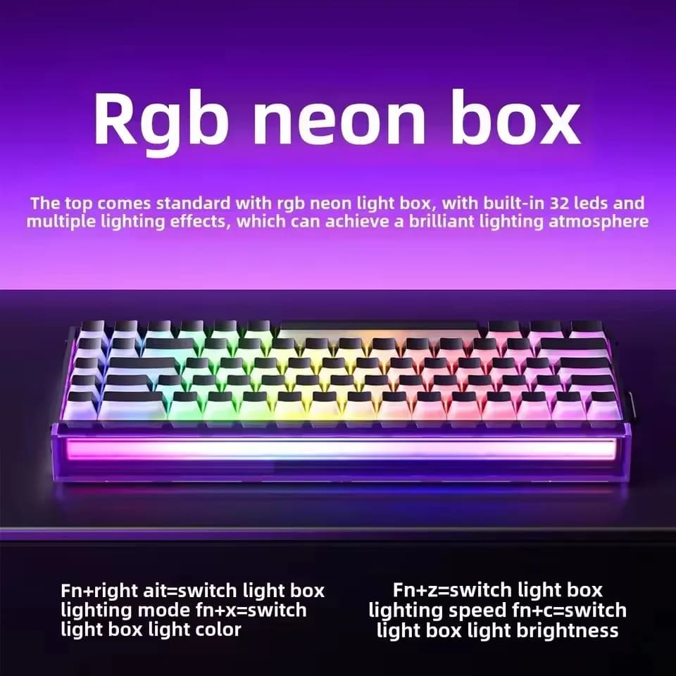 Aula Hero68 He Wired Magnetic Keyboard Rgb Hot Swap Esports Gaming Mechanical Keyboard Custom Computer Accessories for Players