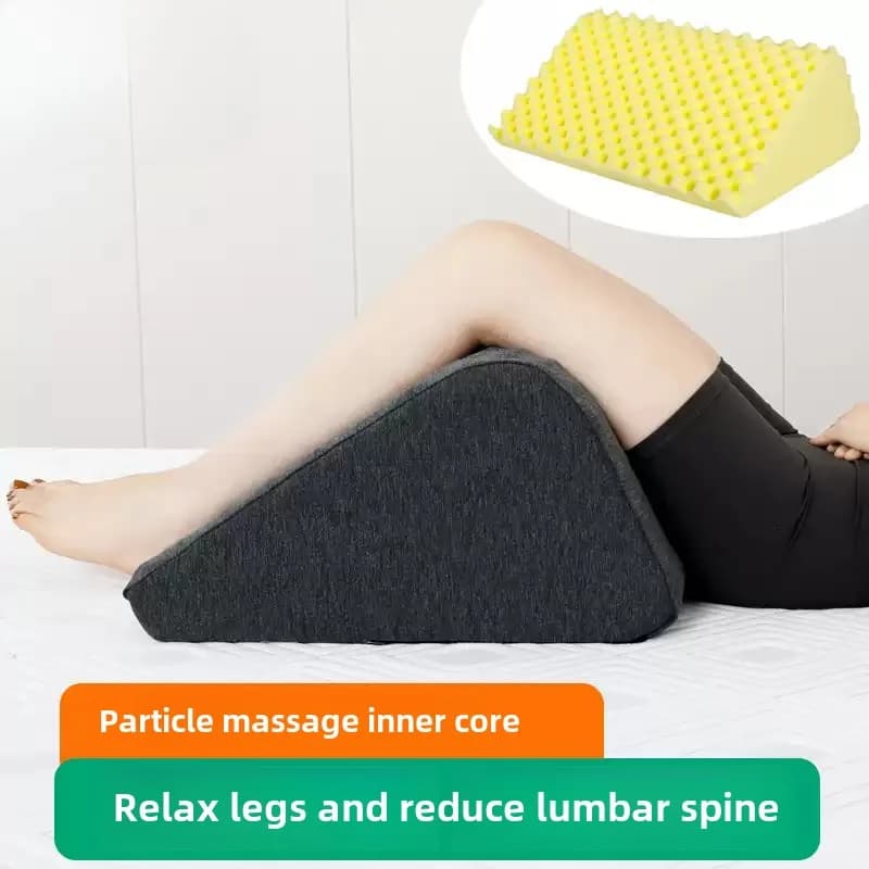 Spugna per vene varicose Cuscino per piedi Triangolo lavabile Ascensore per gambe Limitatore di pressione Cuscino per gambe per gravidanza Ginocchiera per sollievo dal gonfiore