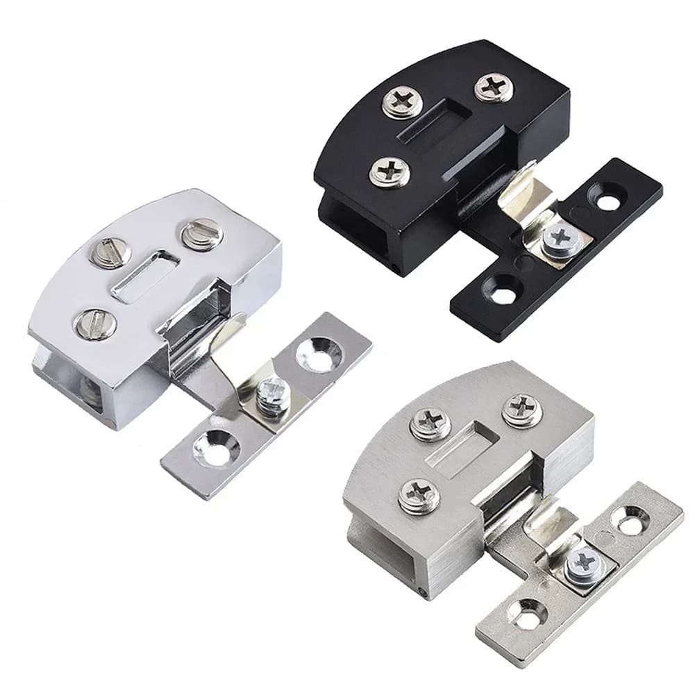 Nuovissimo cerniere facili da usare Accessori Cerniera per porta in vetro Cerniere per porta in vetro Cerniera senza foratura Porta dell'armadio del vino