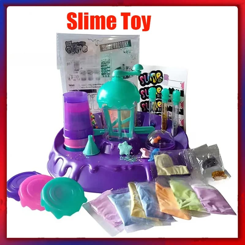 Diy Crystal Slime Kit For Kids - Novelty Joy Handmade Slime Making Set Powder Rubber Material Creative Art Activity For Children