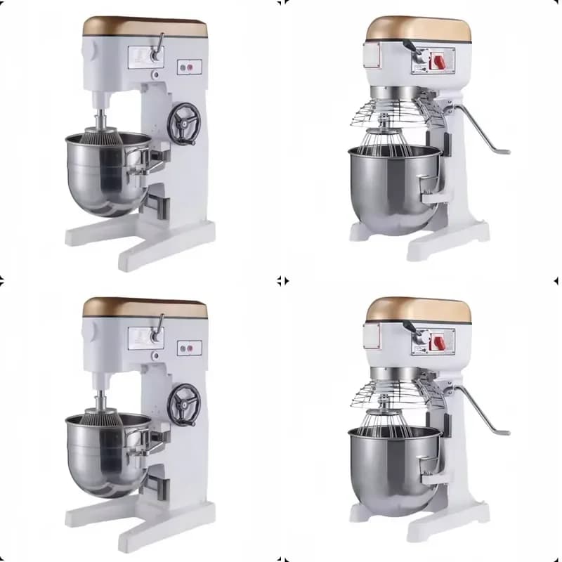 Impastatrice Professionale da 60L, Miscelatore per Farina, Frullatore per Crema e Latte Fresco