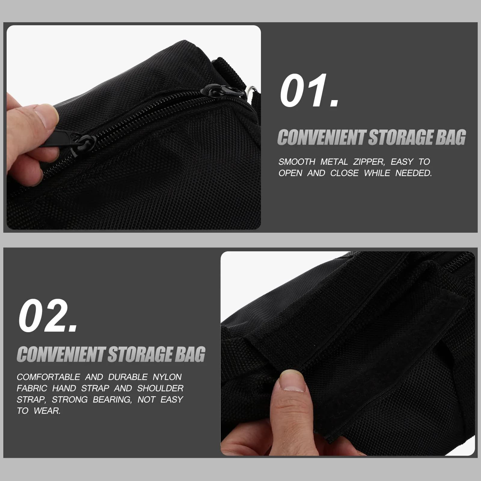 Borsa per attrezzatura fotografica Borsa per treppiede da 40 cm in tessuto Oxford Borsa protettiva antiurto Comoda custodia per esterni