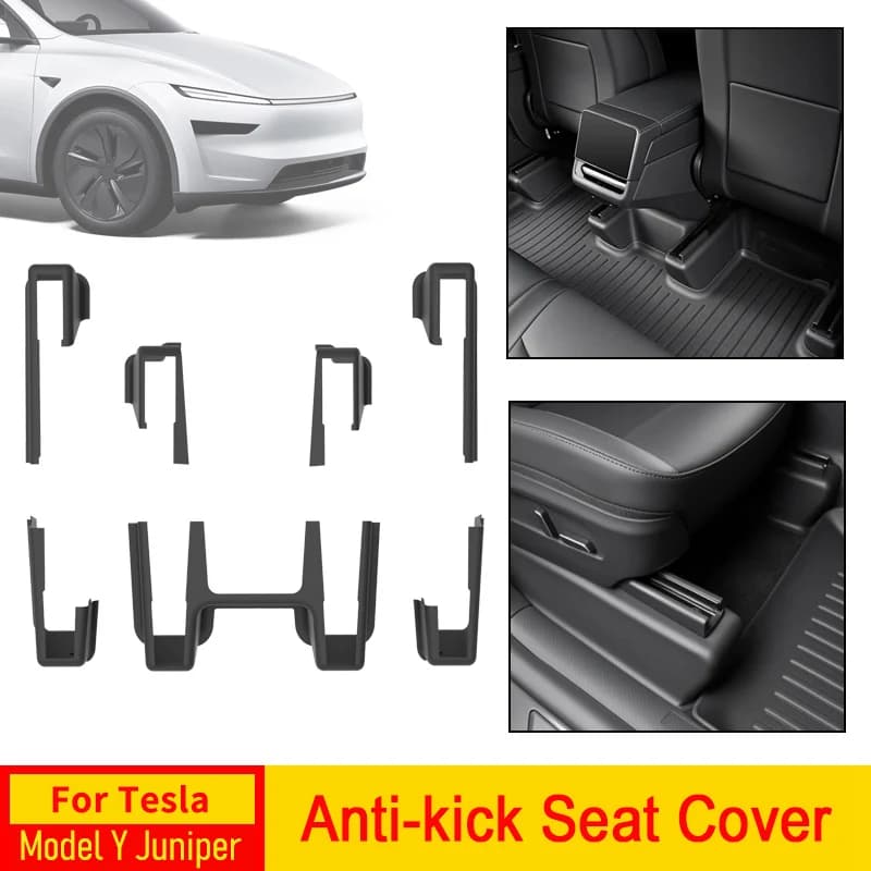 For Tesla Model Y Juniper 2025 2026 Accessories Under The Seat Protective Corner Anti-Calco Pad for Tesla Model Y Launch