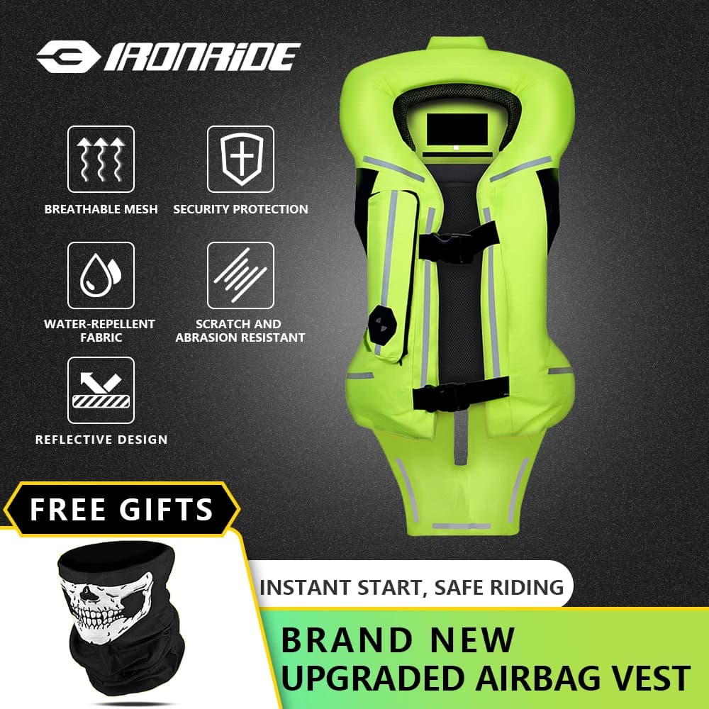 Giacca da moto Giubbotto di salvataggio di sicurezza Giacca da moto Gilet airbag da moto Gilet airbag da moto Motocross Racing Equitazione Airbag CE