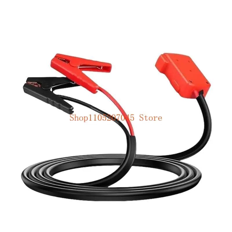 Cavo avviamento di emergenza con morsetti batteria Cavo ponticello per auto 8AWG per batteria al litio 18V Avviatore di emergenza per auto