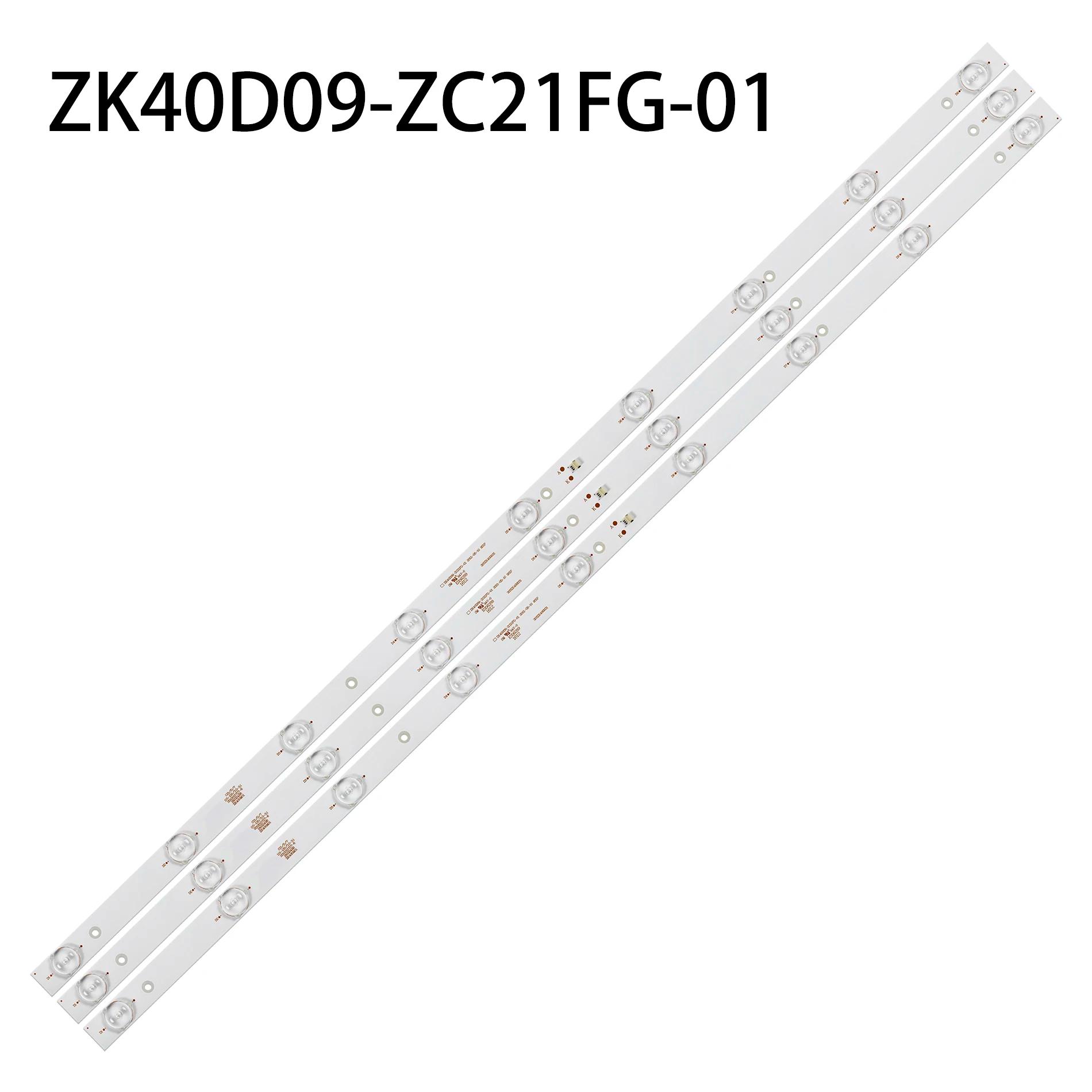 771mm LED backlight strip 9 lamp for 40" TV ZK40D09-ZC21FG-01 303ZK400031 K40DLT5F CN40XB072 3BL-T7714101-01 LBL.400T3X9.001