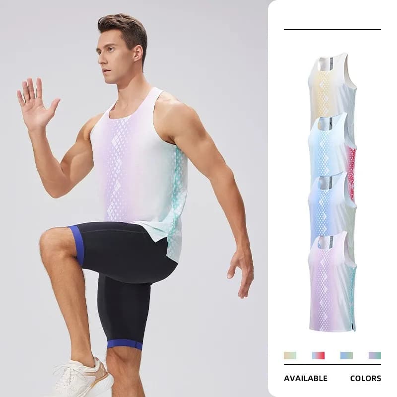 Canotta a Compressione Unisex per Corsa, Fitness, Basket, Calcio, Palestra, Abbigliamento Sportivo con Tasche, Maglietta da Ciclismo 5114