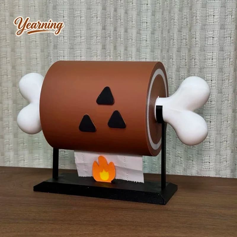 Creative BBQ Tissue Box Napkin Holder Home Desktop Paper Towel Dispenser Cute High Value Toilet Paper Roll Stand