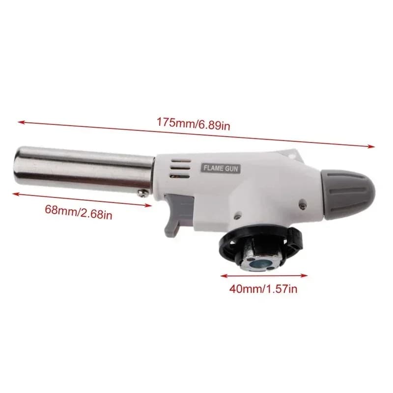 Outdoor Butane Burner Flame Gas Torch for Camping Barbecue Baking Metal Welding - Portable Heater Lighter Flame Gun for Cooking