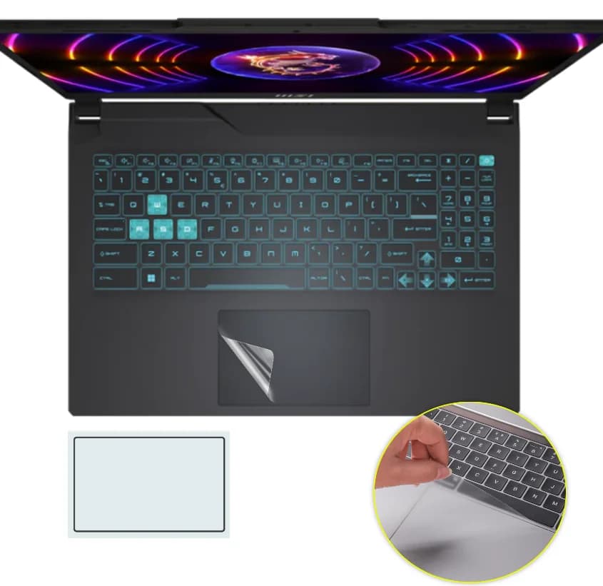 2PCS/PACK Matte Touchpad film Sticker Protector for MSI Cyborg 15 A12VE / MSI Cyborg 15 A13VE 2023 Laptop TOUCH PAD