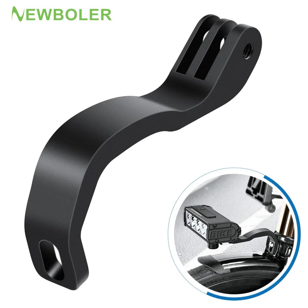 NEWBOLER Brompton Luce per bici pieghevole anteriore 2000mAh Luce per bicicletta impermeabile 3000 Lumen per supporto per bici pieghevole Brompton