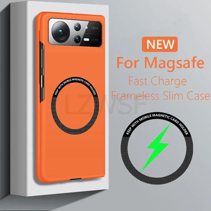 Per Xiaomi Mix Fold 3 custodia magnetica rigida opaca sottile Magsafe per Xiaomi Mi Mix Fold2 Fold3 Cover posteriore rigida con ricarica Wireless