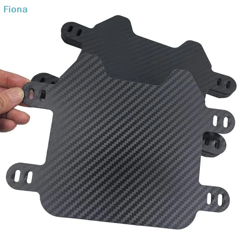 ✔Carbon Fiber Texture Front Fender Mudguard License Plate For Mountain Bike Motorcycle Bicycle Front Wheel Splash Guard