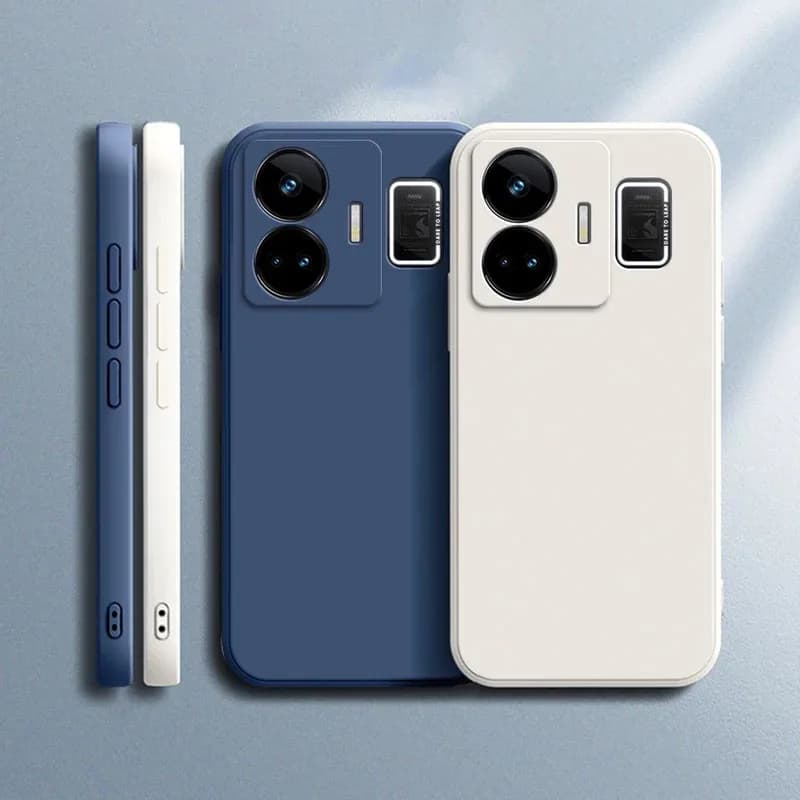Custodie Originali per Telefono OPPO Realme GT Neo5 Neo 5 Se 5G Funda Lusso Protezione Fotocamera Morbida Cover Quadrata in Silicone Liquido Coque