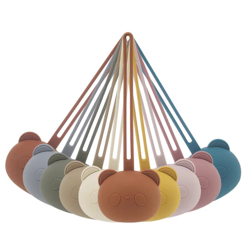 custodia per capezzoli panda custodia in silicone per uso alimentare borsa per ciuccio morbida senza bpa regalo per bambini essenziali per bambini