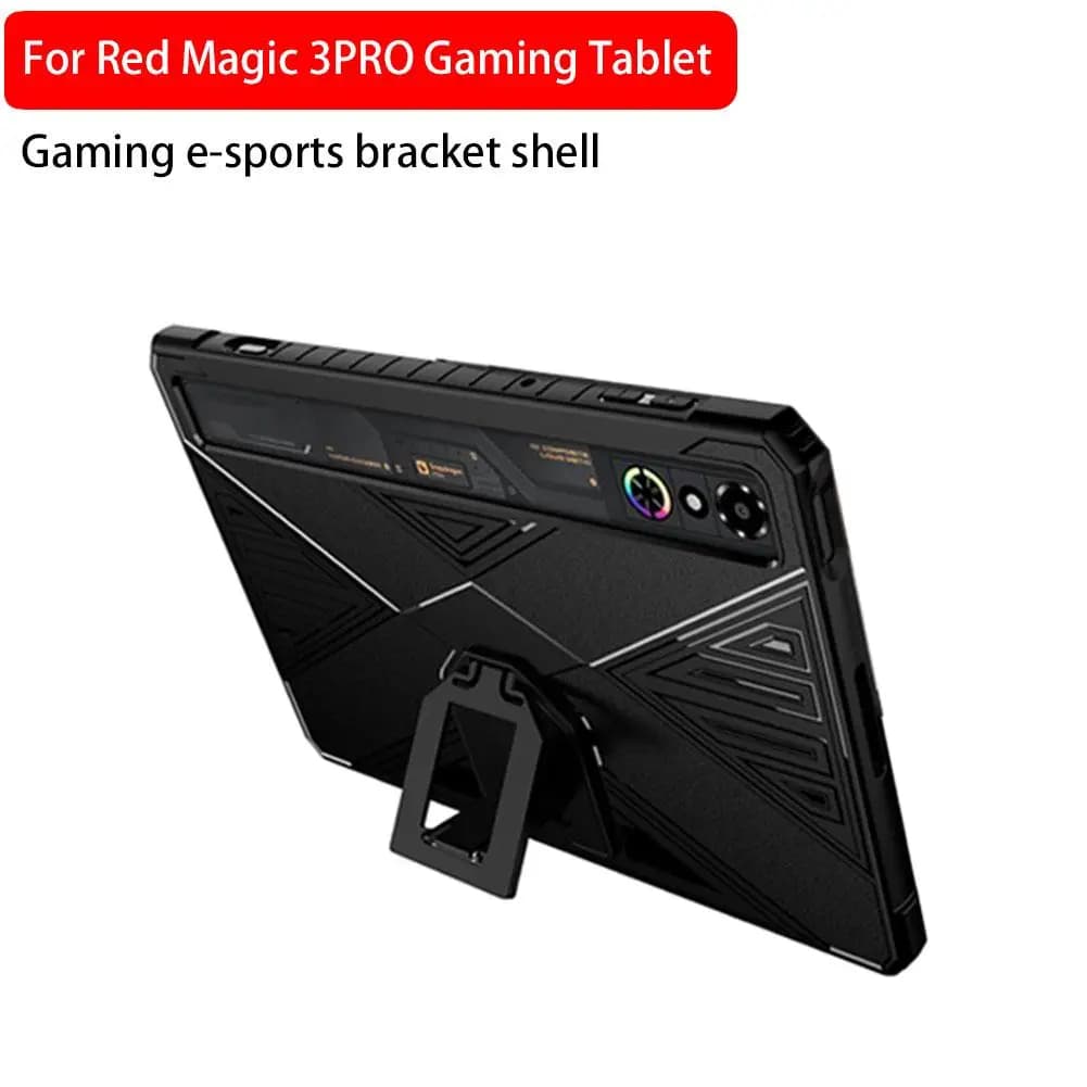 TPU Soft Shell With Bracket For Nubia Red Magic 3 Pro With Anti-scratch Corner Shockproof Gaming Tablet Case Accessories
