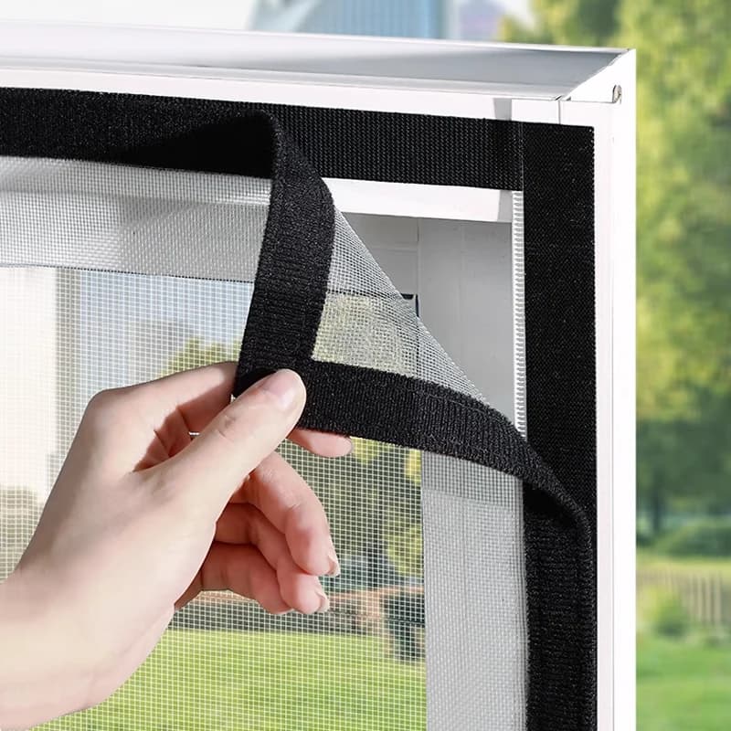 Interior mosquito window, custom size, window mosquito net, thin gauze in summer, self-adhesive network for doors, curtain