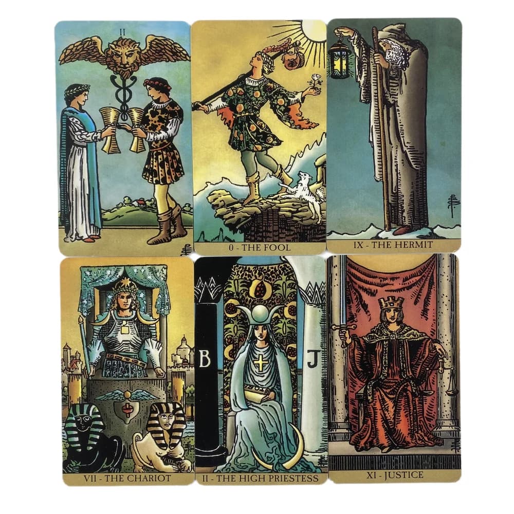 Carte dei Tarocchi Radiant Wise Spirit, Mazzo da 78 Carte Rider, Edizione in Inglese per Divinazione e Visioni, Giochi da Tavolo