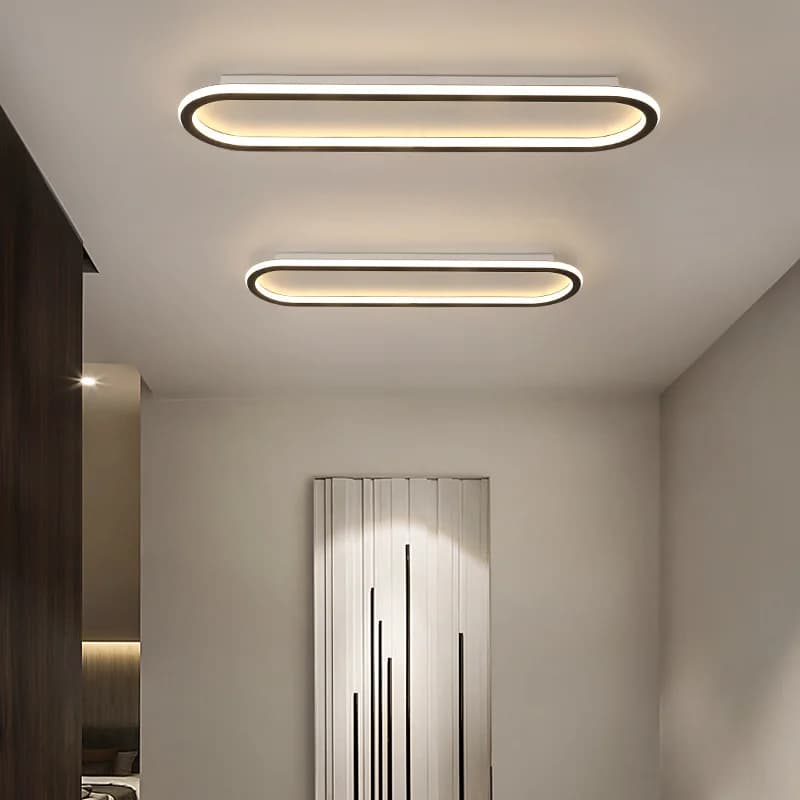 Modern Simple LED Ceiling Light Long Strip Ceiling Lighting For Bedroom Study Corridor Hallway Aisle Porch Decor Ceiling Lamp