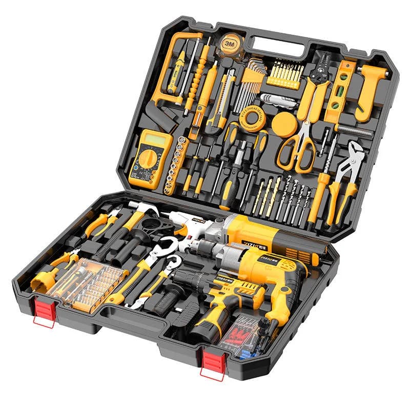 Multifunction Electric Tools Set, Portable Repair Kit for Electricians and Workshops