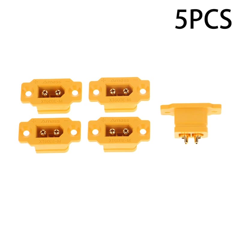 5 pz Nero Giallo XT60BE-M Maschio Proiettile Connettore Cavo Spina Copertura Impermeabile Per RC FPV Caricatore Batteria Motore ESC