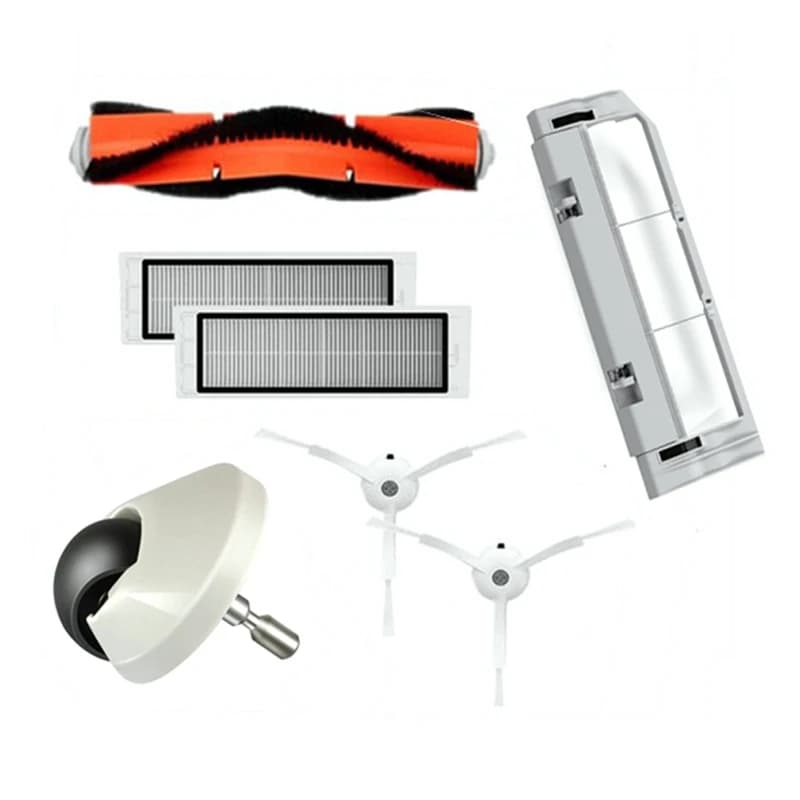 Per Xiaomi Mi Robot Aspirapolvere 1a generazione/2/1S, SDJQR01RR SDJQR02RR SDJQR03RR Roborock Ruota filtro spazzola laterale principale