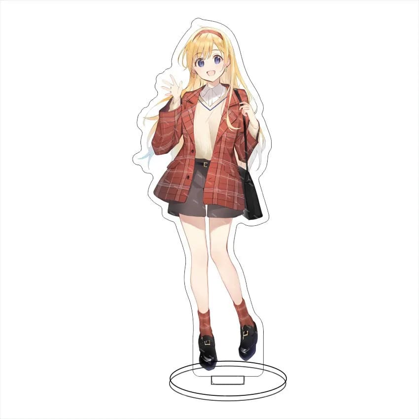 Chitose-kun Wa Ramune Bin No Naka - Statuetta Acrilica Yuzuki Nanase Anime, Espositore Cosplay, Modellino Cartoon, Regalo di Natale