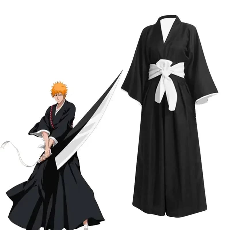 2026 Anime Cosplay Rukia Kurosaki Ichigo Die Pa Soul Society Shinigami Kimono Thousand-Year Blood War Full Outfit Costumes