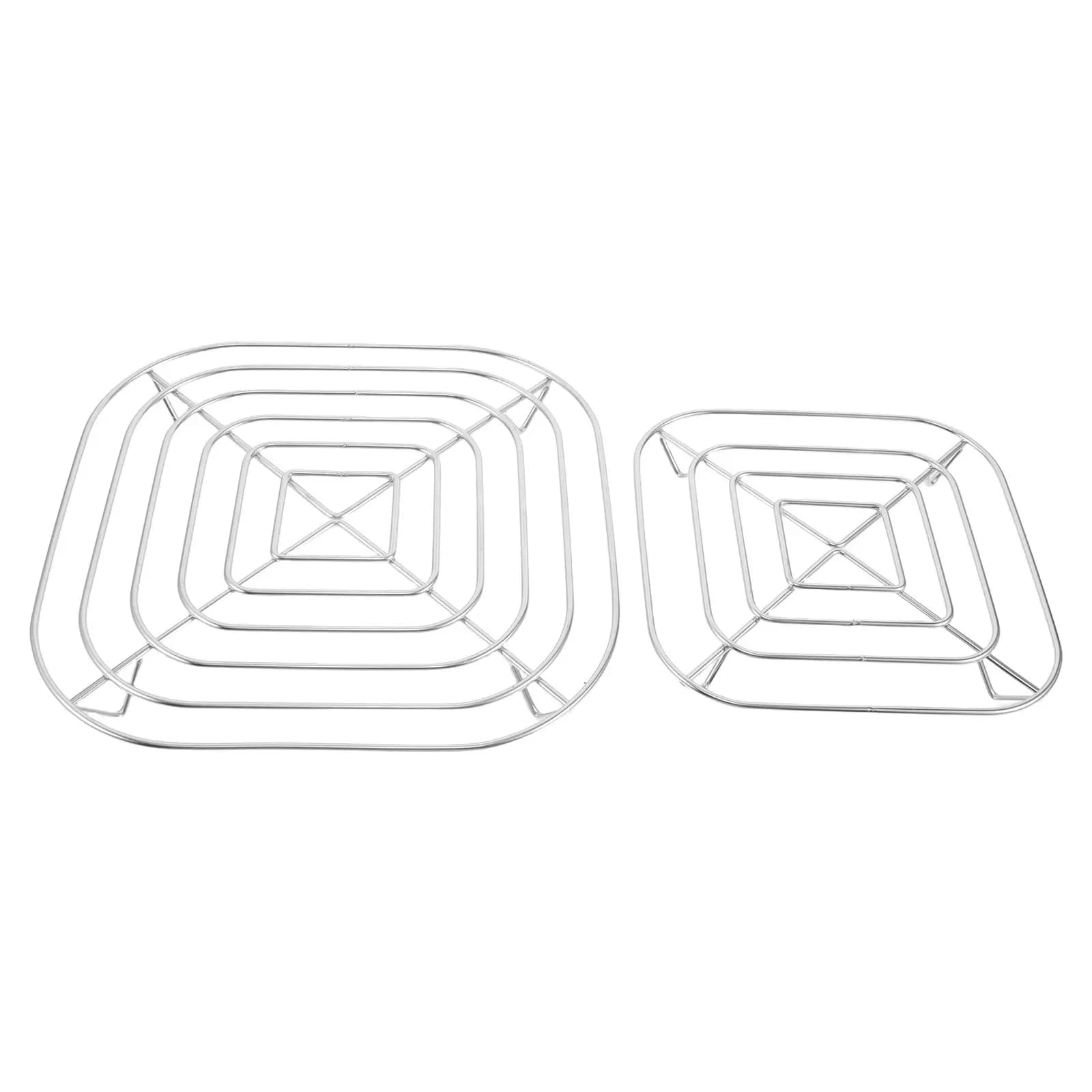 2Pcs Stainless Steel Air Fryer Rack Compatible Fn101 As101 Stackable Crisper Rack Heat Resistant Kitchen Organizer Metal
