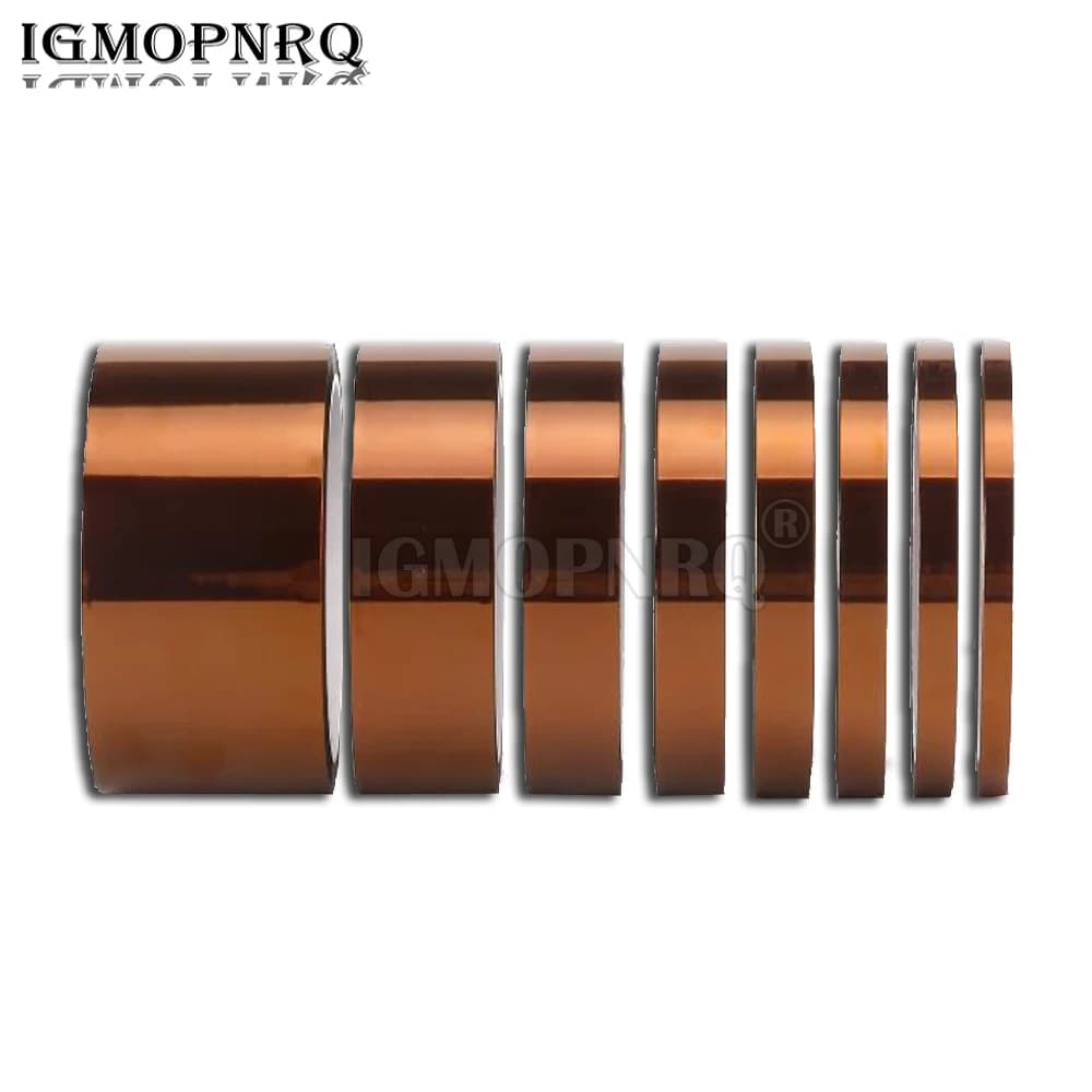 33 metri x 5-50mm nastro in poliimmide ad alta temperatura isolamento resistente al calore nastro adesivo in Film di poliimmide nastro adesivo 3D 15mm 20mm