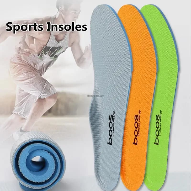 Solette sportive ammortizzanti Morbido e traspirante Deodorante Cuscino Inserti per scarpe Modello antiscivolo da corsa per uomo Donna Soletta