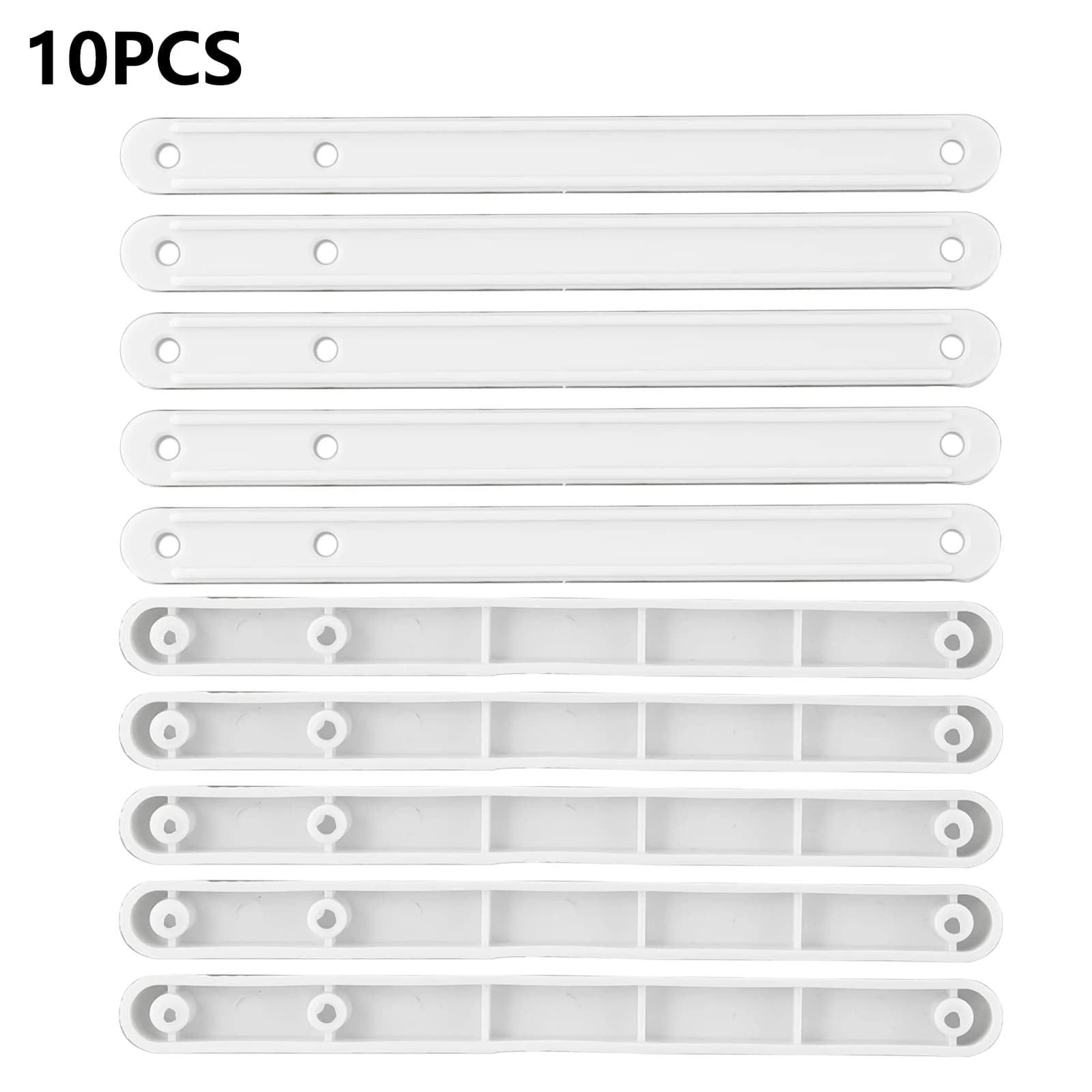 10 pz Drawer Rail In Plastica Diapositive 180/235/298mm Tirare Runners Sostituzione Guardaroba Guida Ferramenta Per Mobili