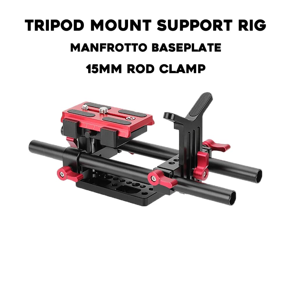 HDRIG Support system for mounting on universal tripod with quick release base plate Manfrotto and Y lens support for DSLR cameras