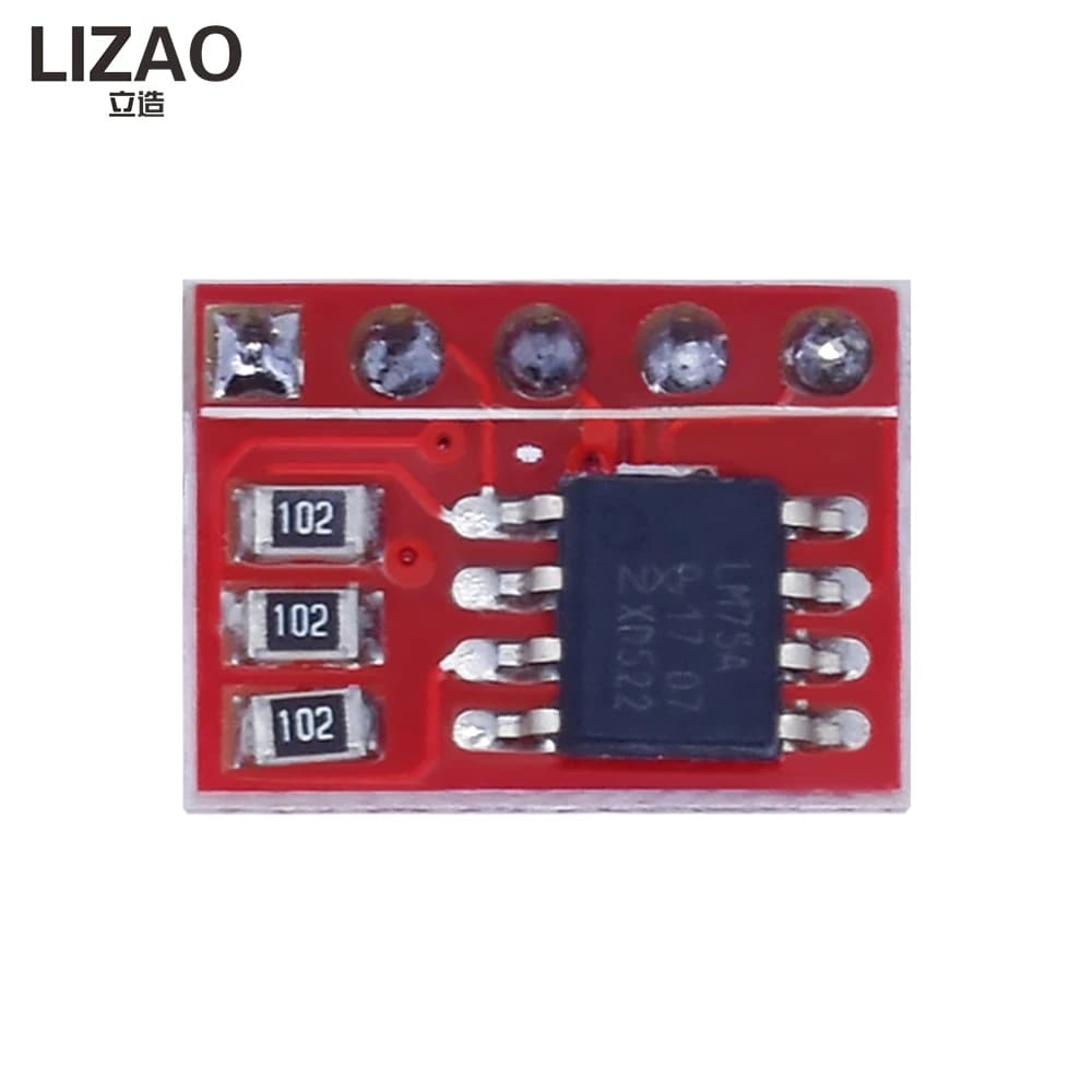 Scheda Sensore di Temperatura Digitale LIZAO LM75A, Modulo di Monitoraggio Temperatura ad Alta Precisione con Comunicazione I2C per Raspberry Pi DIY