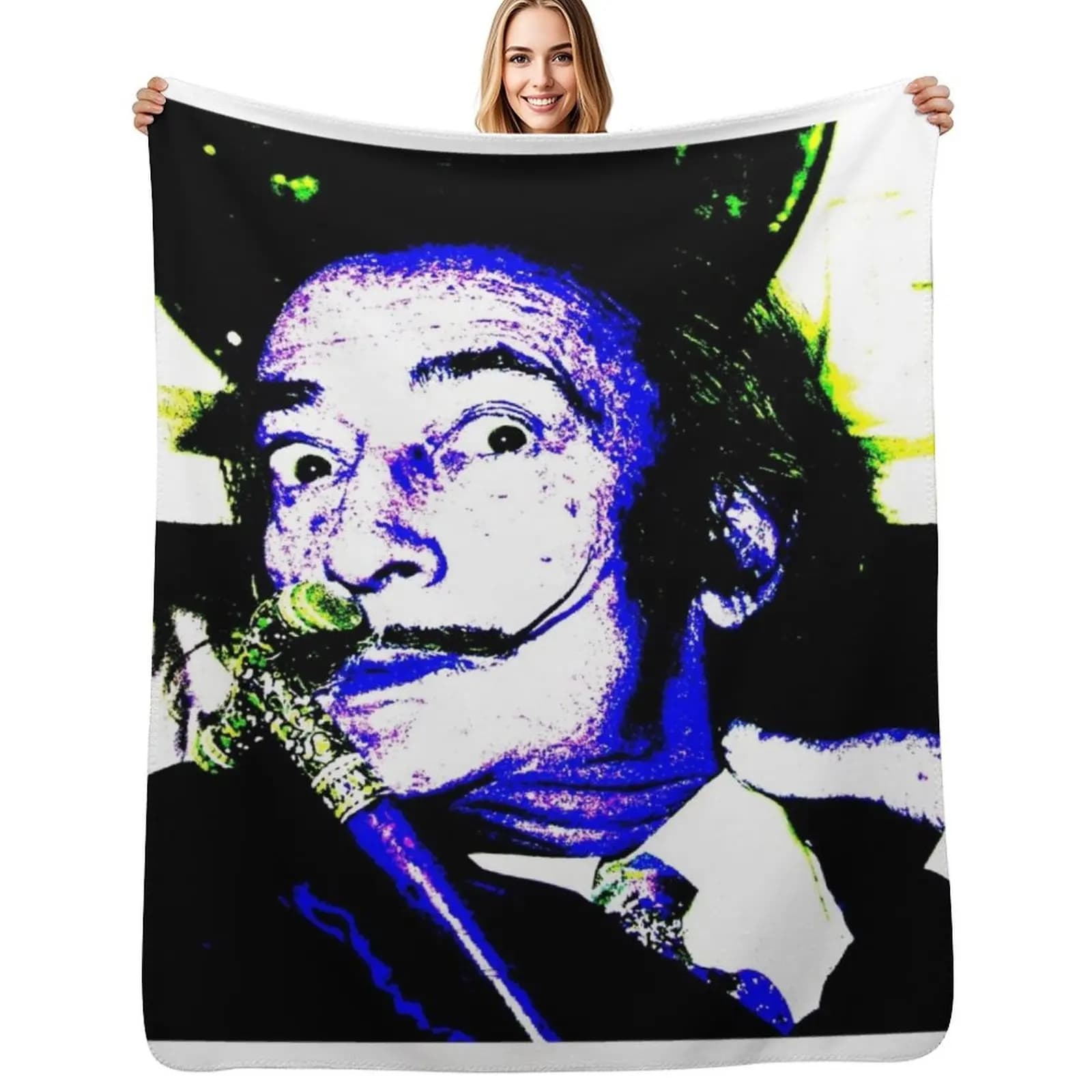 Copy of Salvador Dali Throw Blanket Decoratives Hairy Luxury Thicken Quilt Tourist Sleeping Bag Blankets