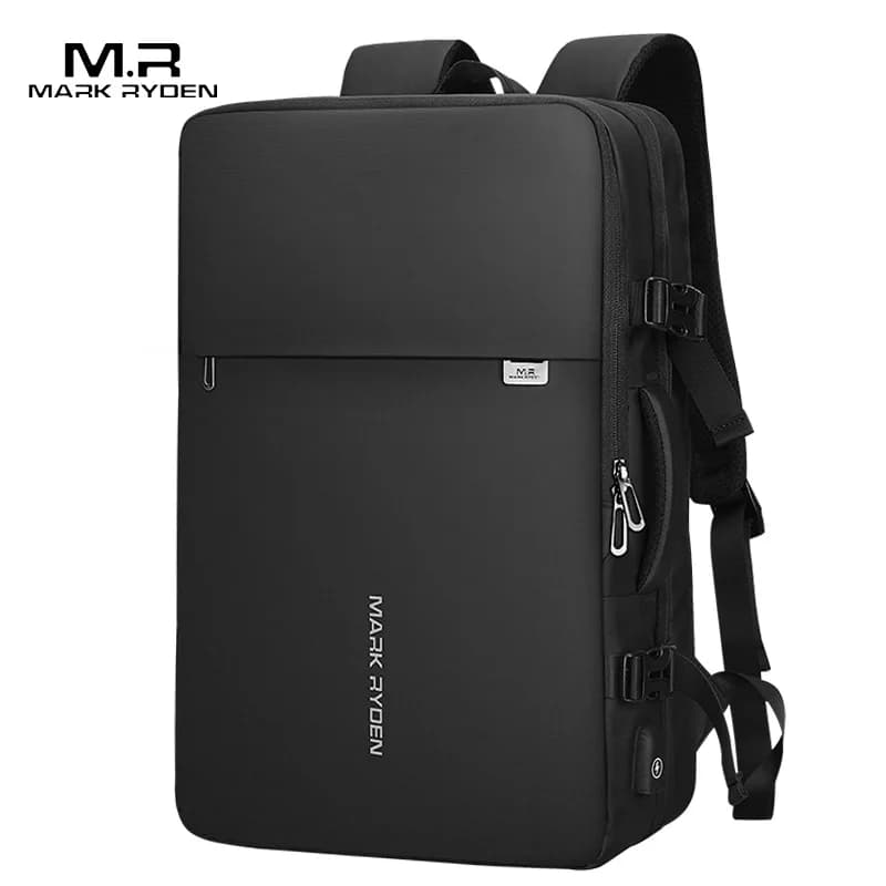 Mark Ryden Zaino da uomo per laptop da 17 pollici Ricarica USB Borsa da viaggio spaziale multistrato Business Male Antifurto Mochila