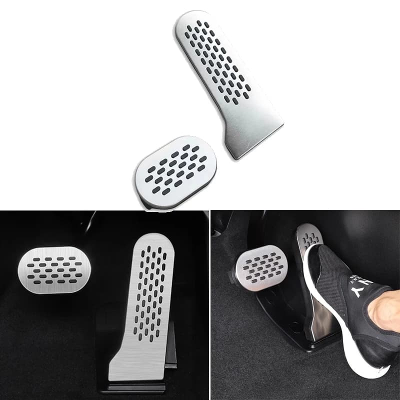 Pedali auto per Mercedes Smart Elf # 3 Accessori auto per copertura pedale poggiapiedi freno carburante in acciaio inossidabile