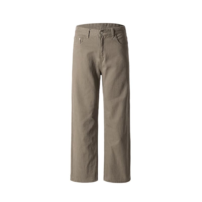 Jeans alla Moda per Uomo, Pantaloni 100% Cotone per Tutte le 4 Stagioni, Denim Ecologico Traspirante, Morbidi e Comodi per l'Uso Quotidiano