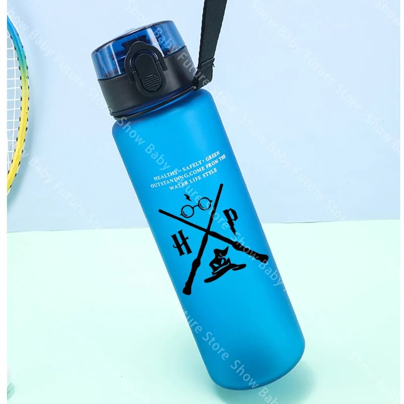 Borracce da 650ml per Adulti, Bottiglia d'Acqua Sportiva Opaca con Design Harry Potter, per Viaggi, Palestra e Fitness