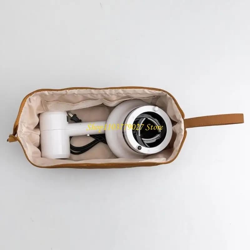 C4DF travel toilets with simple design and hair dryer, iron curling and bag with for