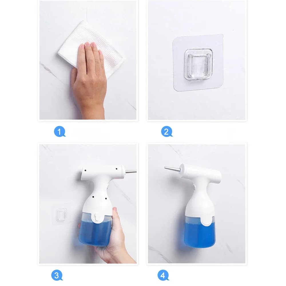 Dispenser di schiuma per toelettatura per animali domestici, schiuma da bagno per animali domestici, dispenser di sapone per shampoo da bagno per cani e gatti ricaricabile tramite USB