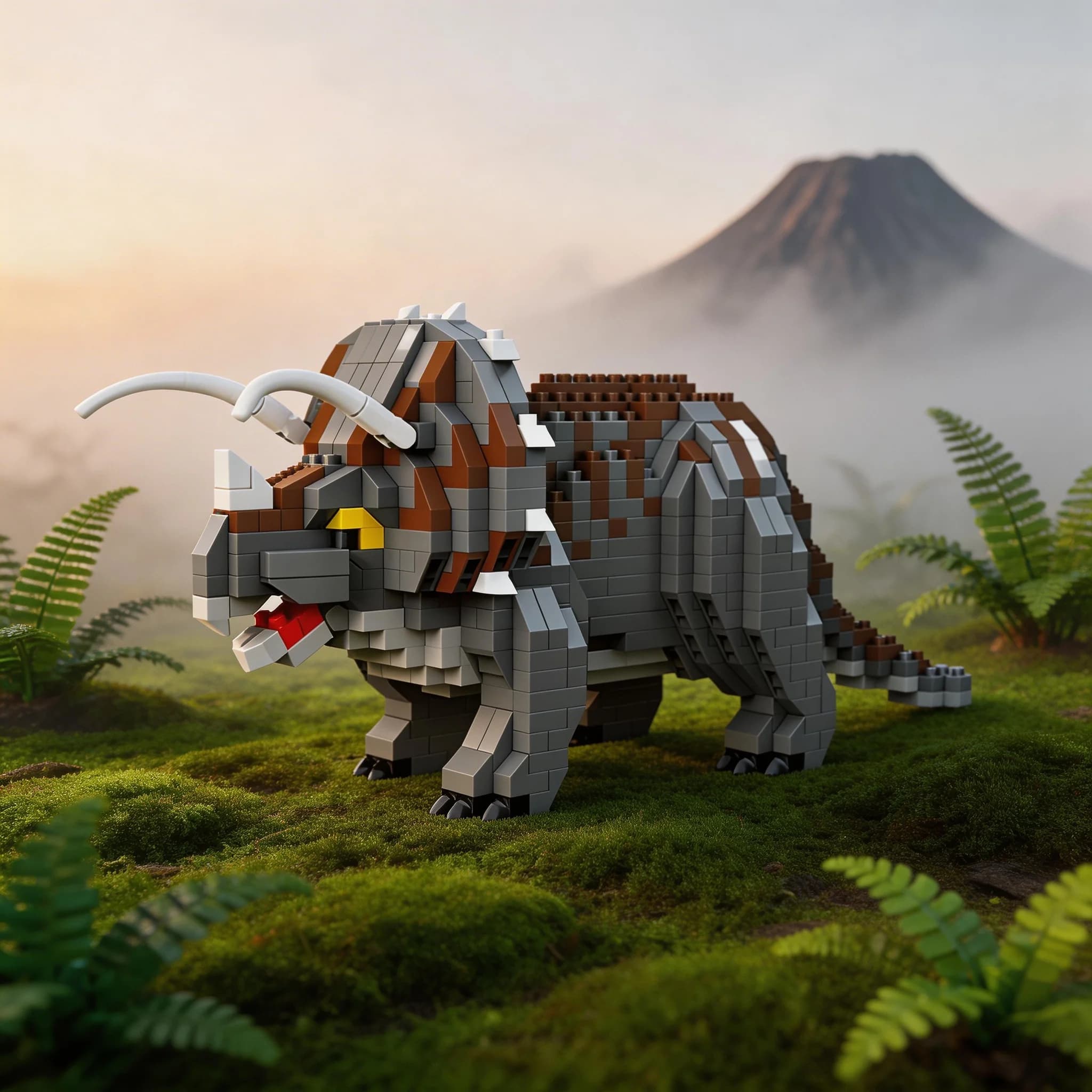 Set di Blocchi da Costruzione Micro Mini Serie Dinosauri, Modelli Puzzle 3D Assortiti, Giocattolo Educativo STEM, Regalo di Compleanno per Bambini