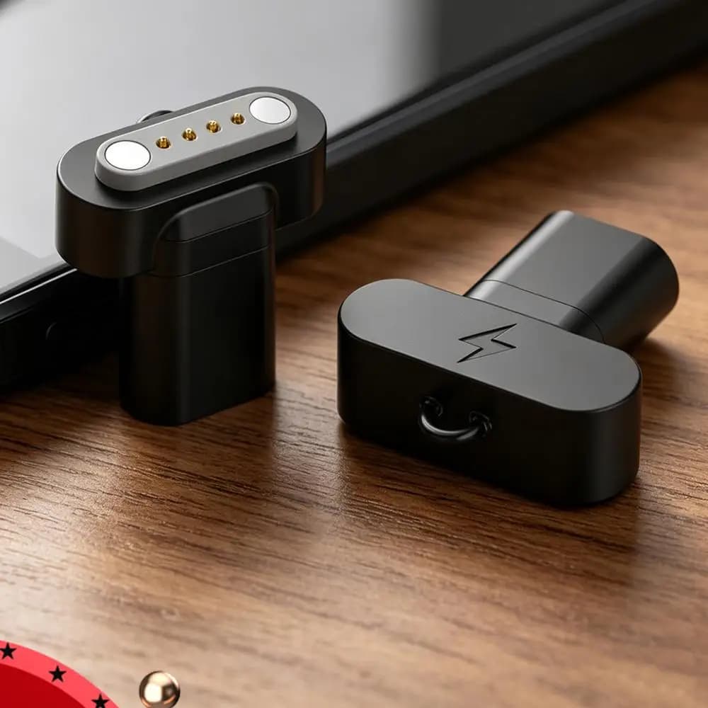 Mini Fast Charge Cable Converter 4 Pins USB C Adapter Extender Lightweight for PLUAD NOTE AI/PLAUD NOTE PRO AI Voice Recorder
