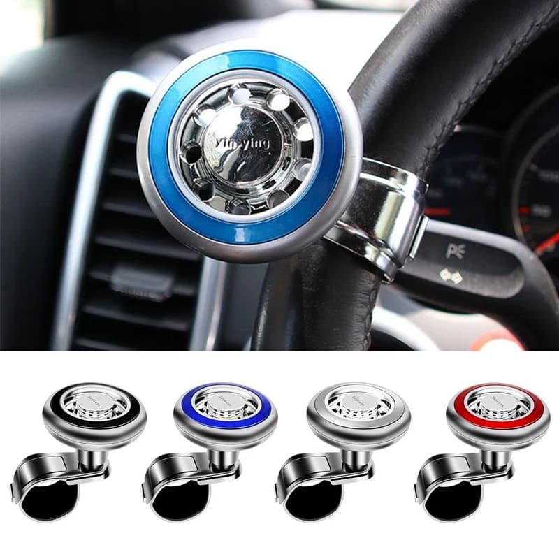 Adattatore di controllo del volante dell'auto Maniglia antiscivolo Impugnatura a sfera per Seat Leon Fr Volant Golf 5 Isuzu D'max Volante sportivo
