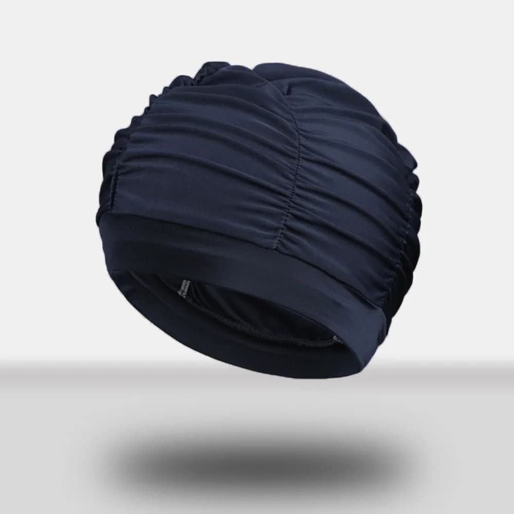 Unisex Men&Women Free Size Fabric Waterproof Bathing Swimming Caps Swim Pool Hat Diving Hat Ear Protect