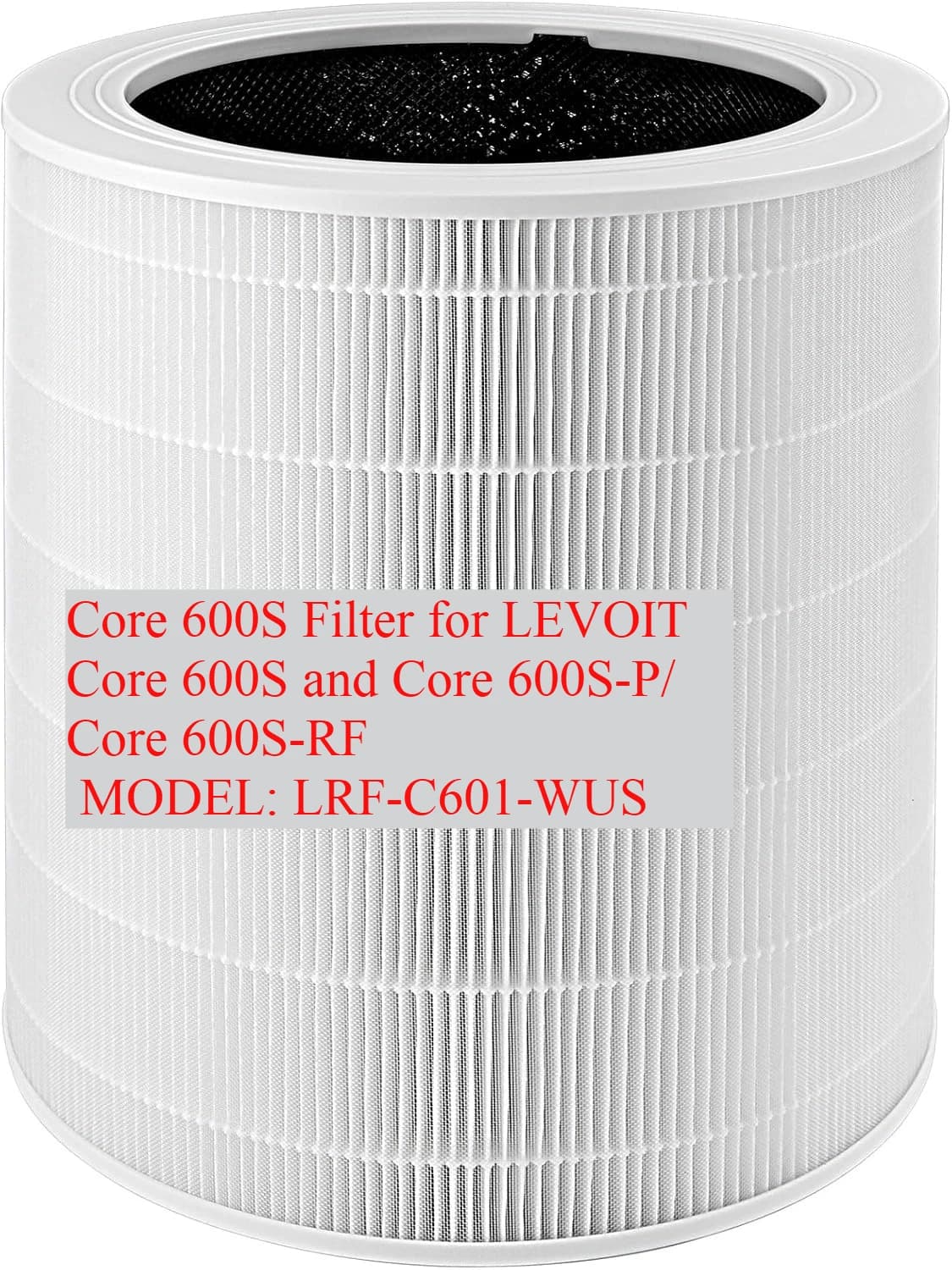 Filtro Core 600S per purificatore d'aria LEVOIT Core 600S e Core 600S-P/600S-RF, filtro a carbone attivo HEPA H13 3 in 1 LRF-C601-WUS