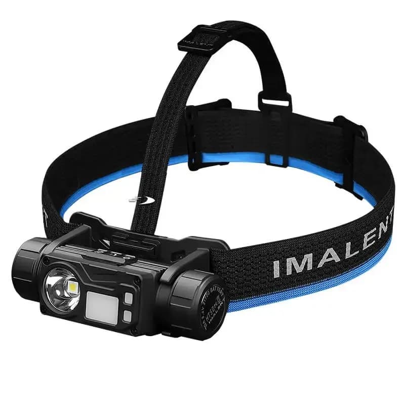IMALENT HT50 Torcia Frontale 3000 Lumen, Lanterna Leggera, Ricaricabile USB-C con Batteria Integrata