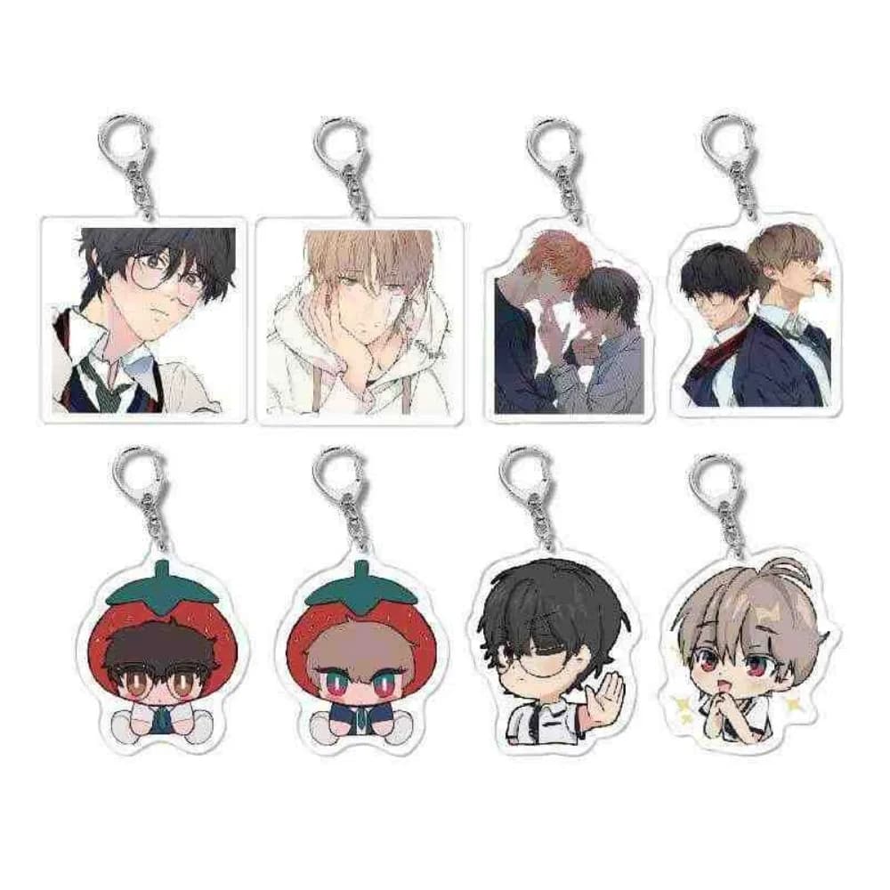 6CM Hot BL Anime manhwa Lost in the Cloud Portachiavi in acrilico Modello Personaggi cosplay Accessori per ornamenti Collezione di merci Regali