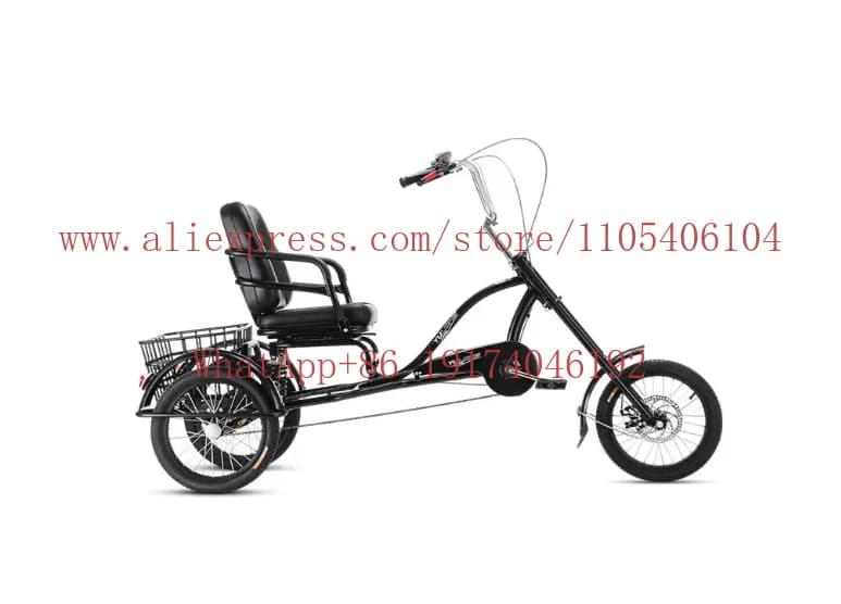 Tricycle pedal bike bicycle light small elderly scooter adult